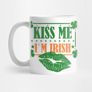 Kiss me I'm Irish Patricks Day Mug